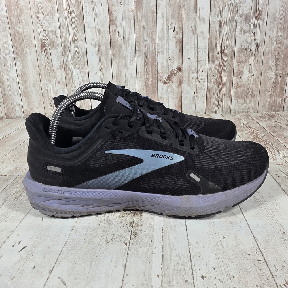 Brooks Launch 9 Womens Running Shoes Black Lavender 1203731B060 Size 9